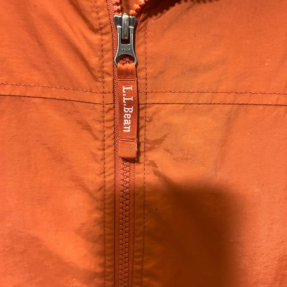 L.L. Bean Kids Orange Jacket 0212 B-1 - Picture 3 of 8